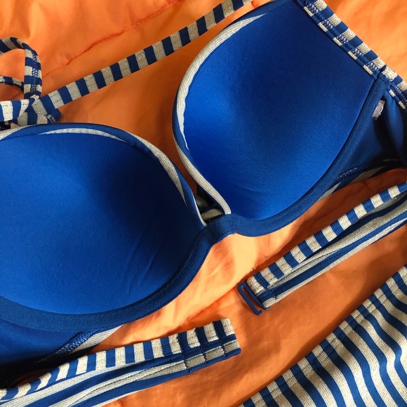 Striped Aerie Push Up Bikini - Picture 7 of 8